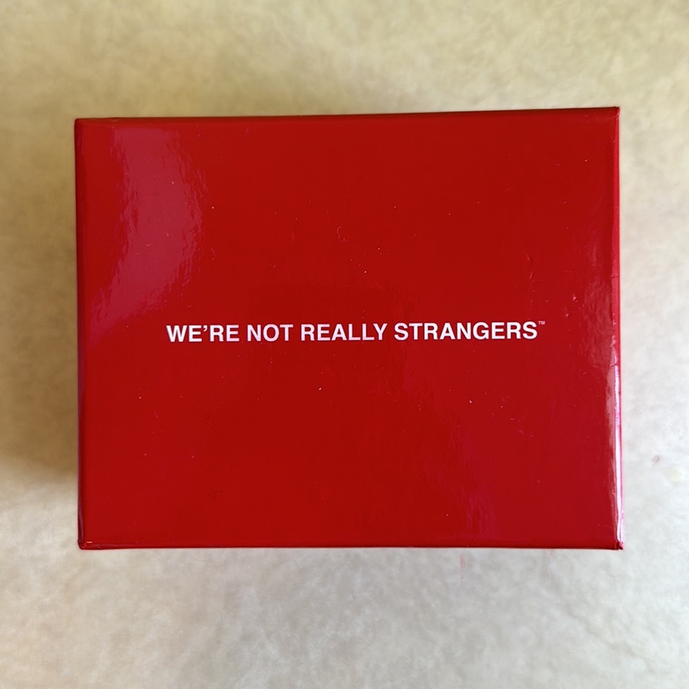 We’re Not Really Strangers card game